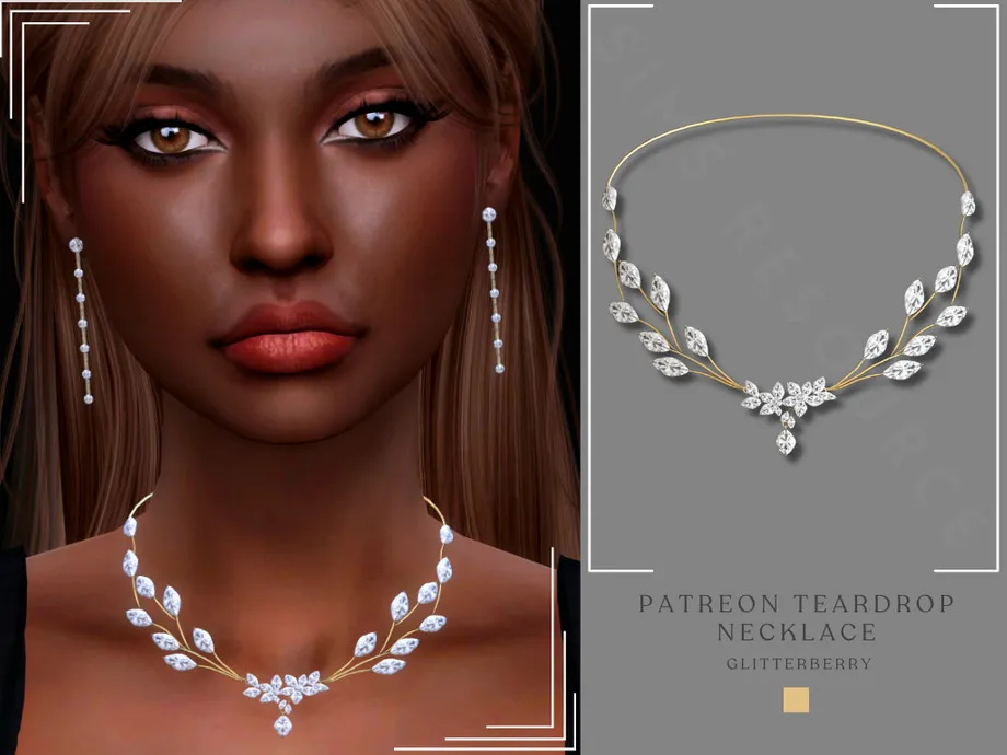 PATREON Teardrop Necklace