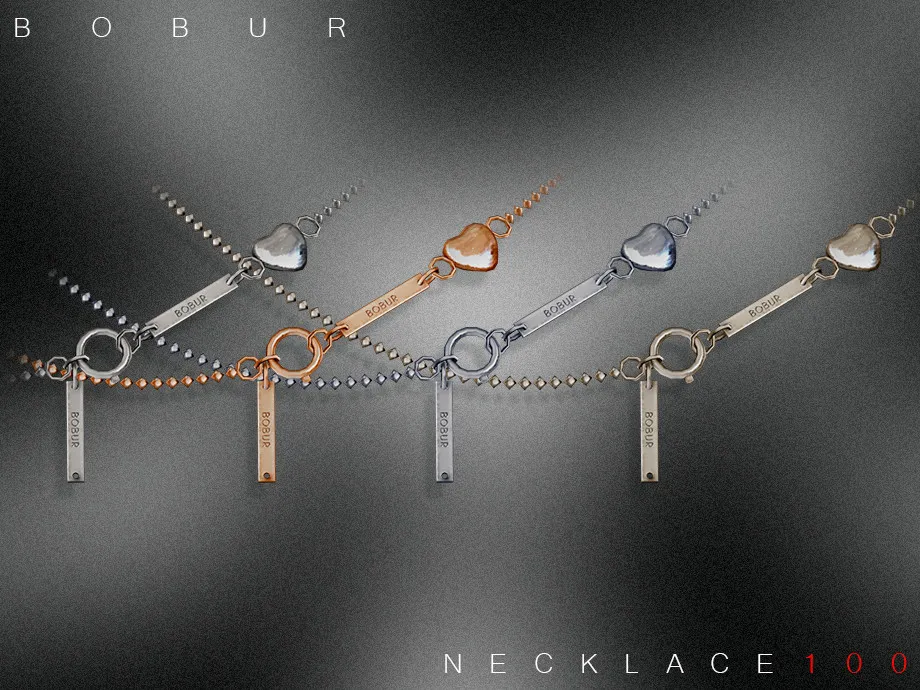 Necklace with pendants