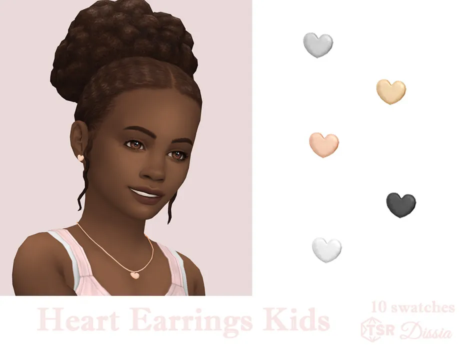 Heart Earrings Kids