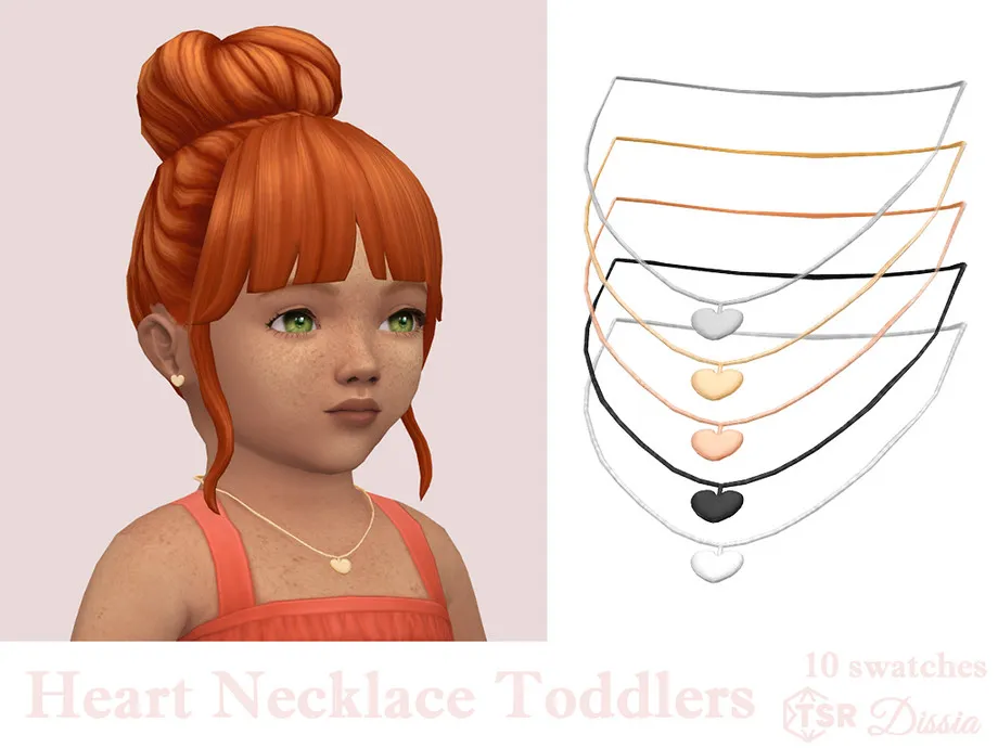 Heart Necklace Toddlers