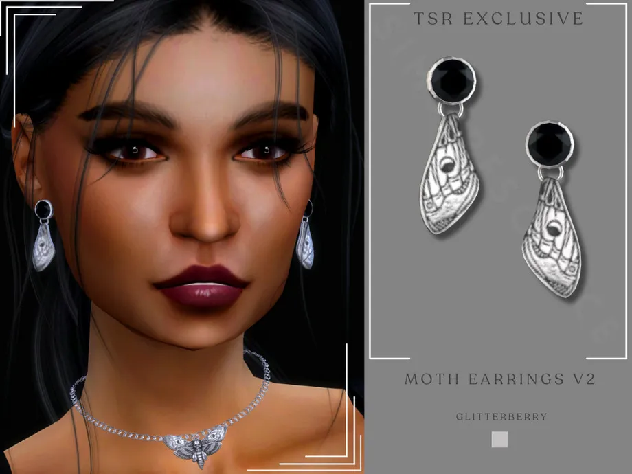 Moth Earrings v3