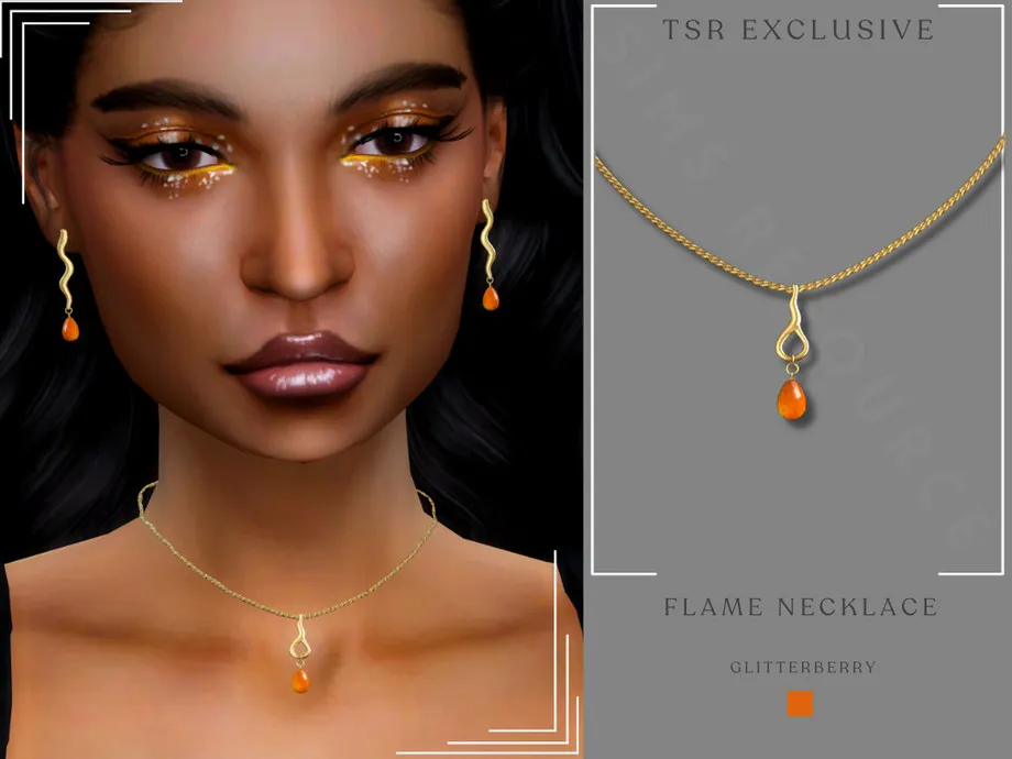 Flame Necklace