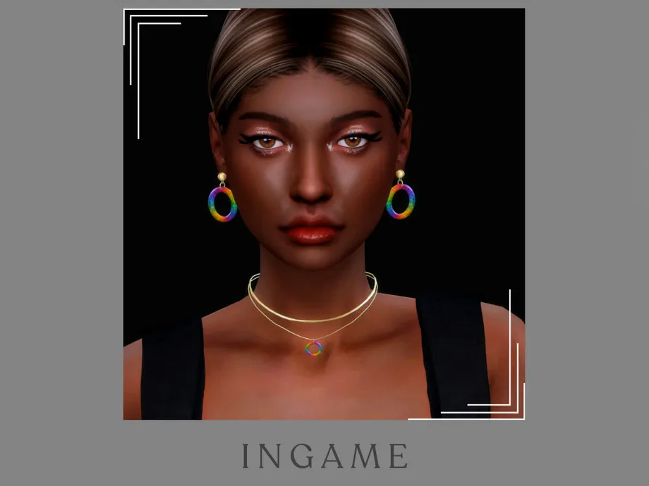 Pride Resin Hoop Earrings