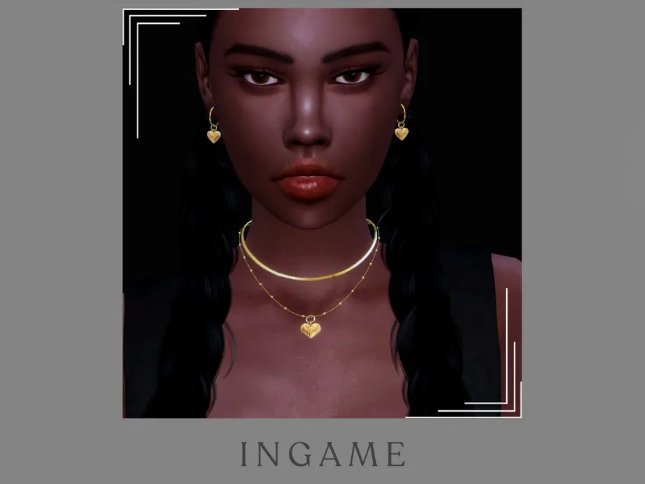 PATREON Heart Hoop Earring