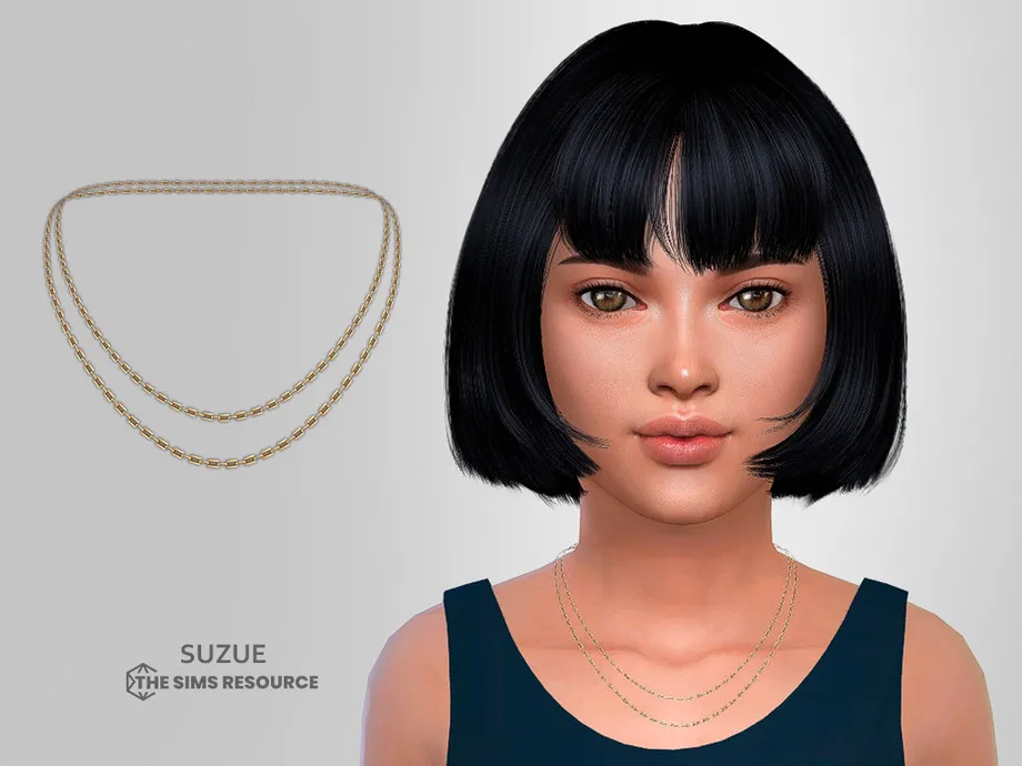 Double Chain Necklace Child