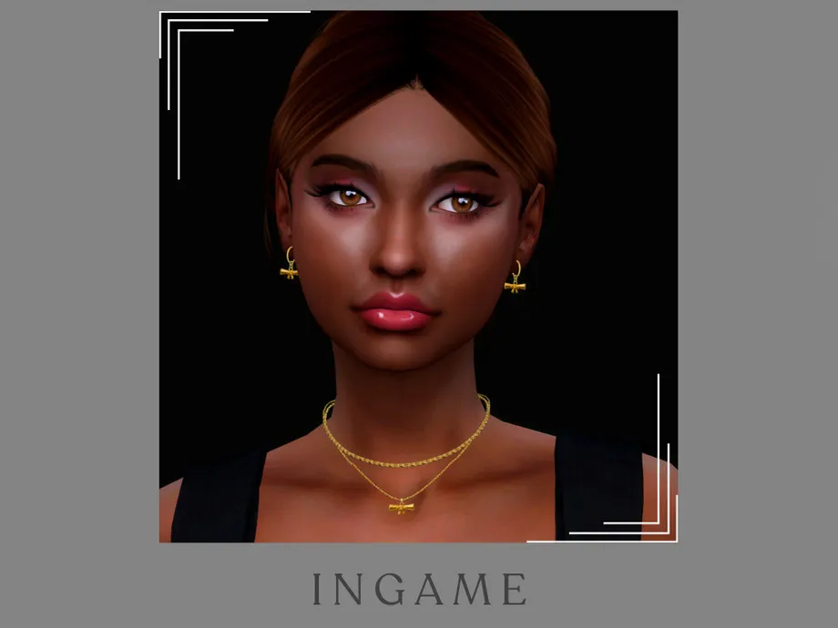 Layered Graduation Scroll Necklace