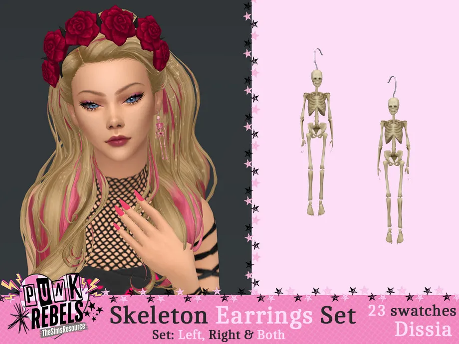Skeleton Earring (Left)