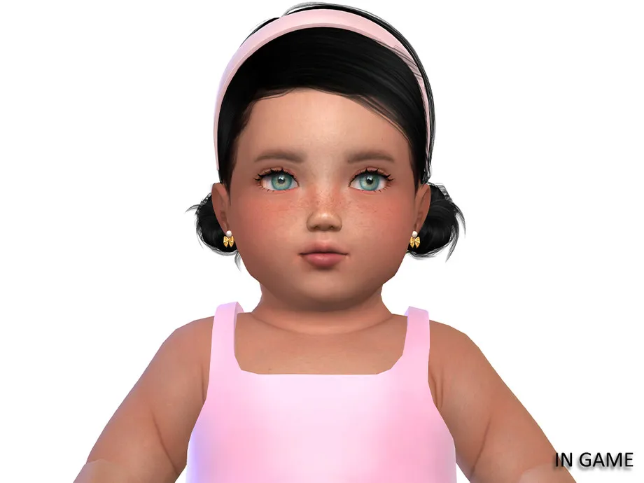 Adorable Ribbon Earrings for infant