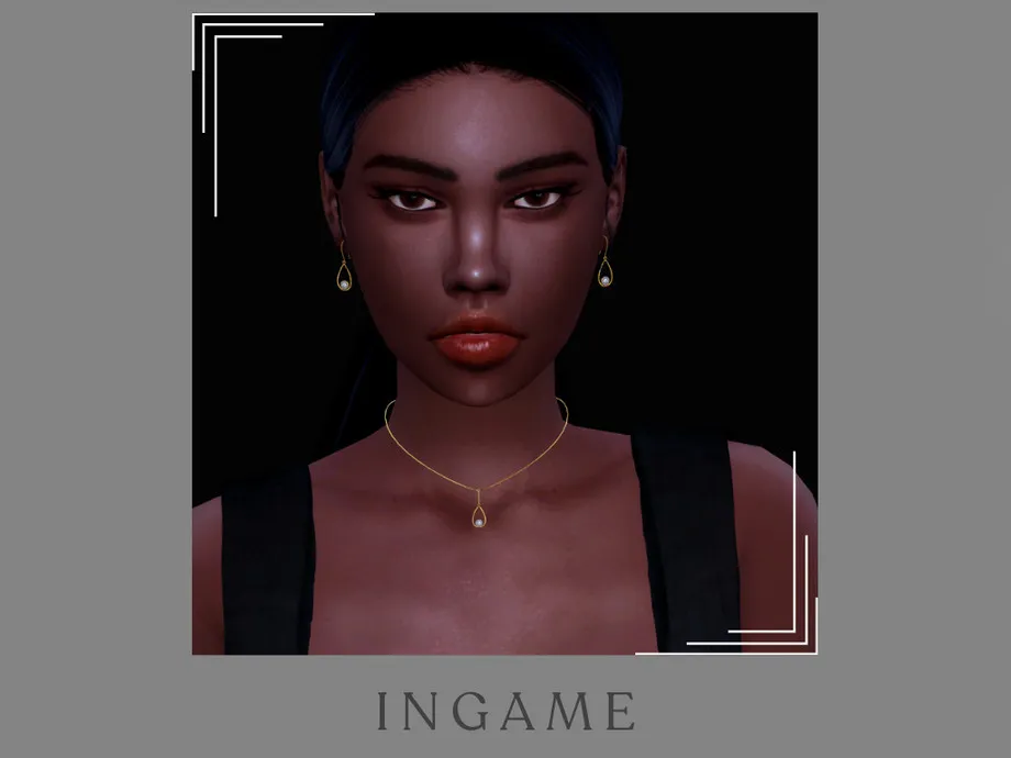 Diamond Teardrop Necklace