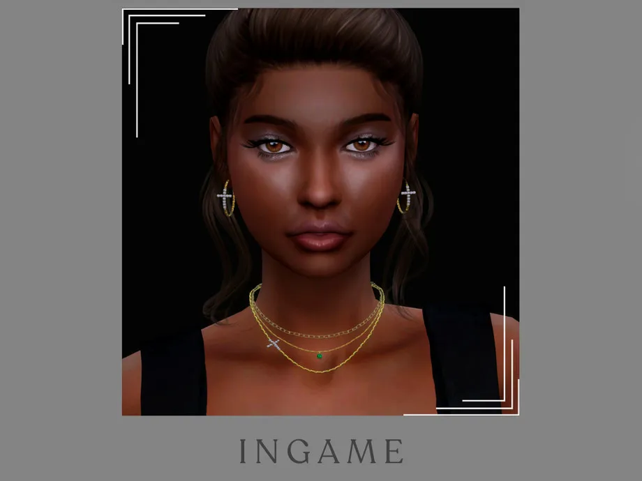 Cross Layered Necklace