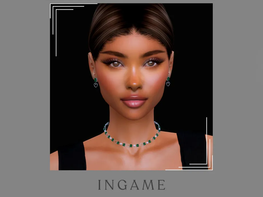 Emerald Heart Necklace