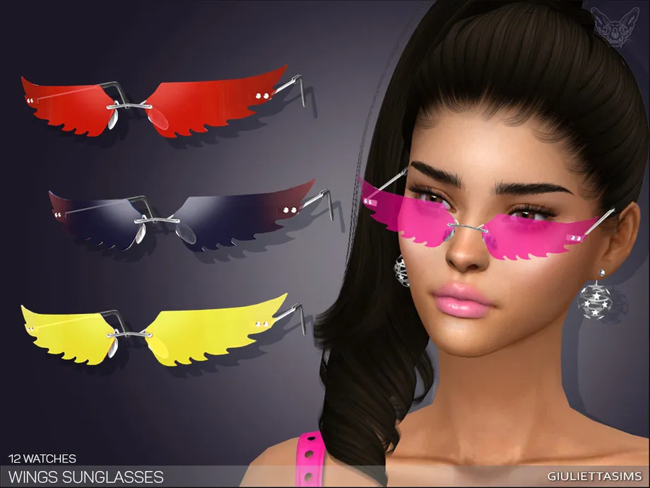 Frameless Wings Sunglasses