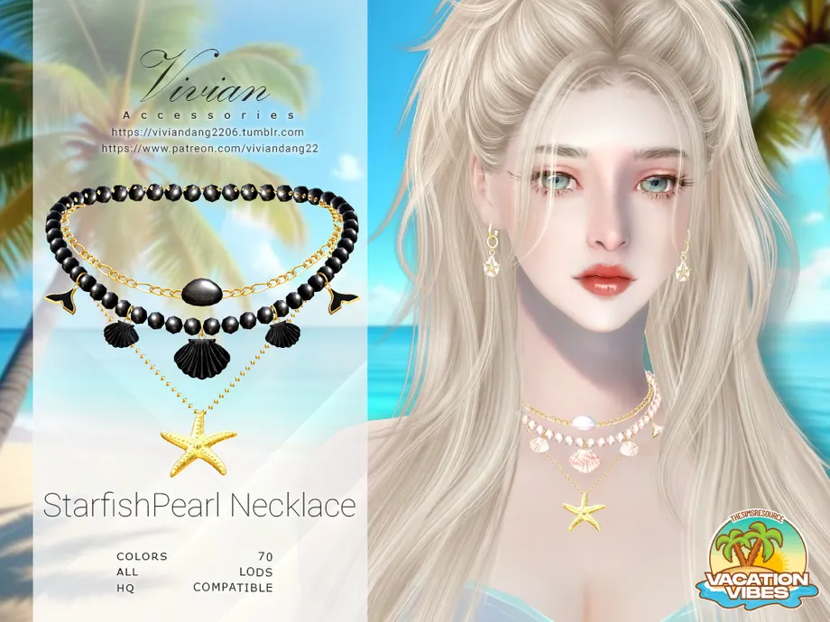 Starfish Pearl - Necklace