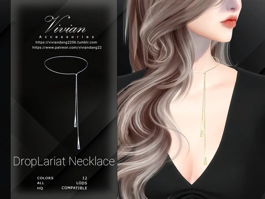 DropLariat - Necklace