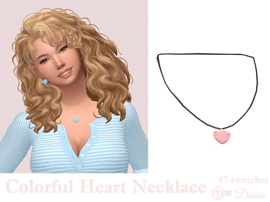 Colorful Heart Necklace