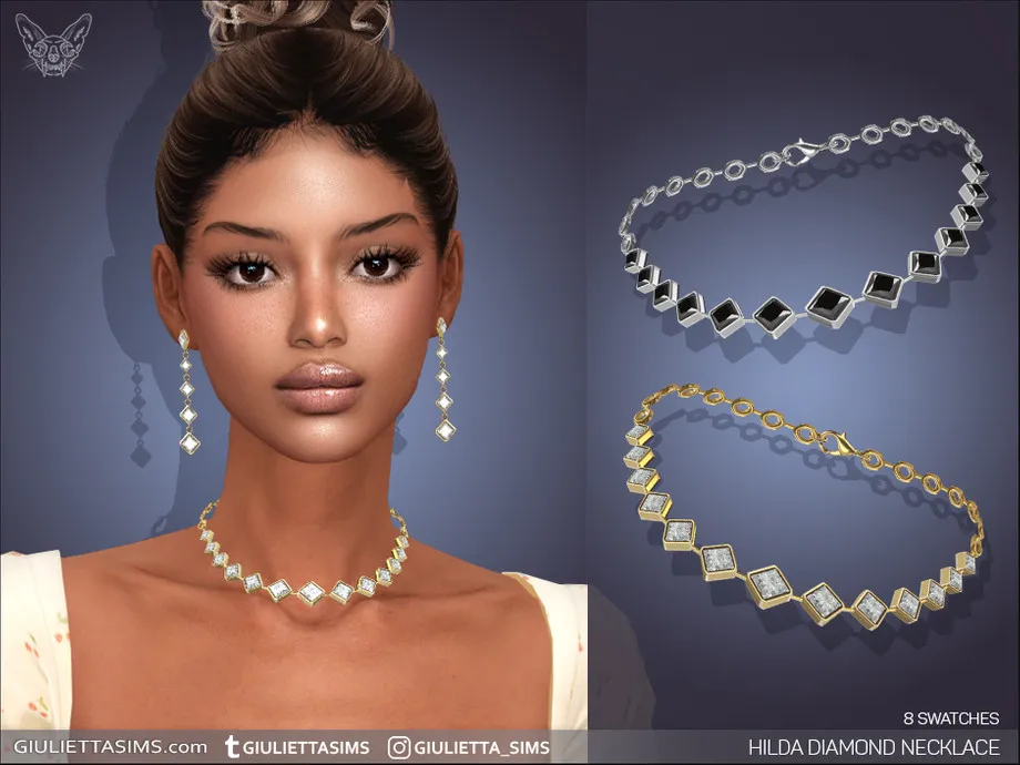 Hilda Diamond Necklace