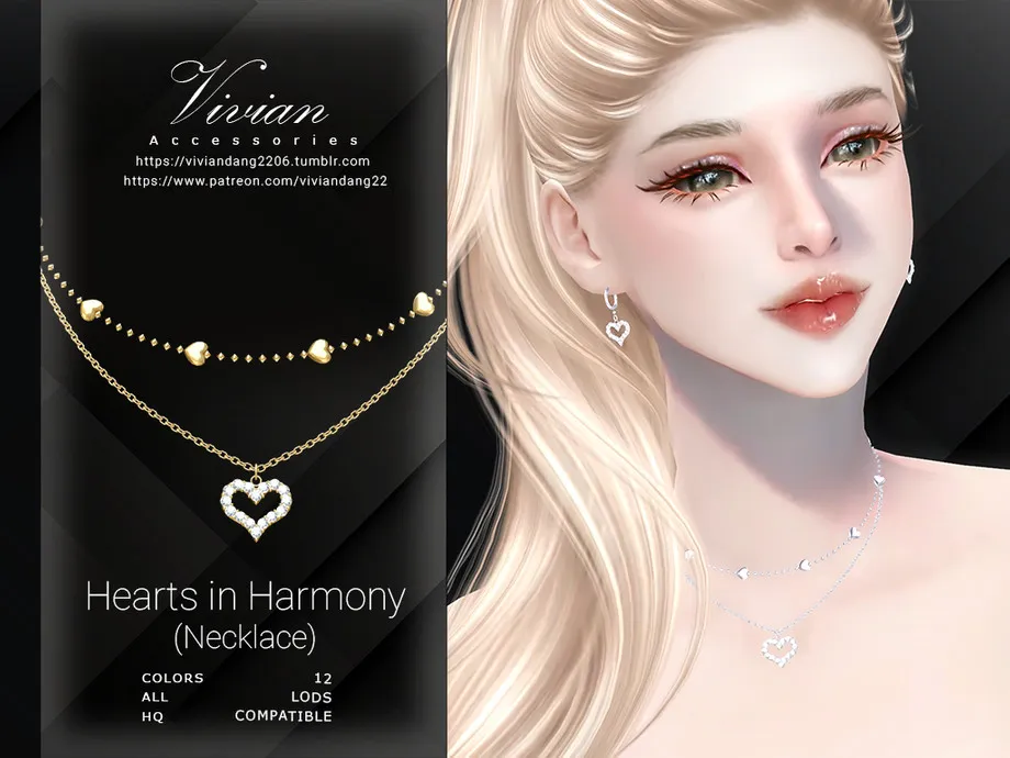 Hearts in Harmony - Necklace
