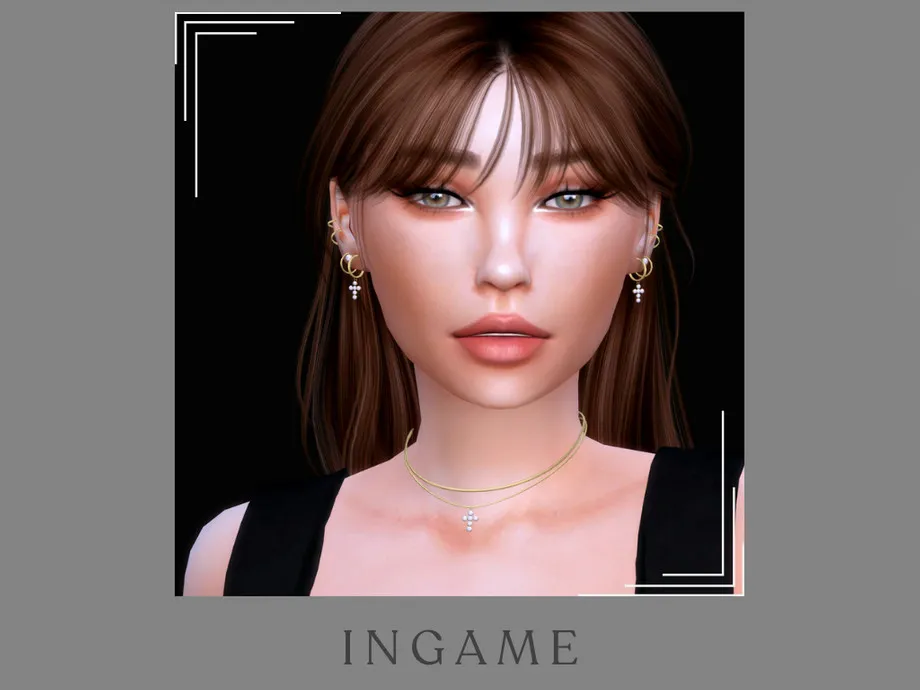 Hani Cross Earring Stack