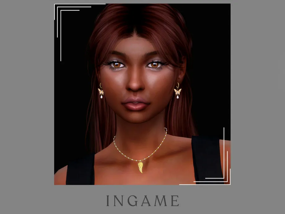 Pink Butterfly Earring