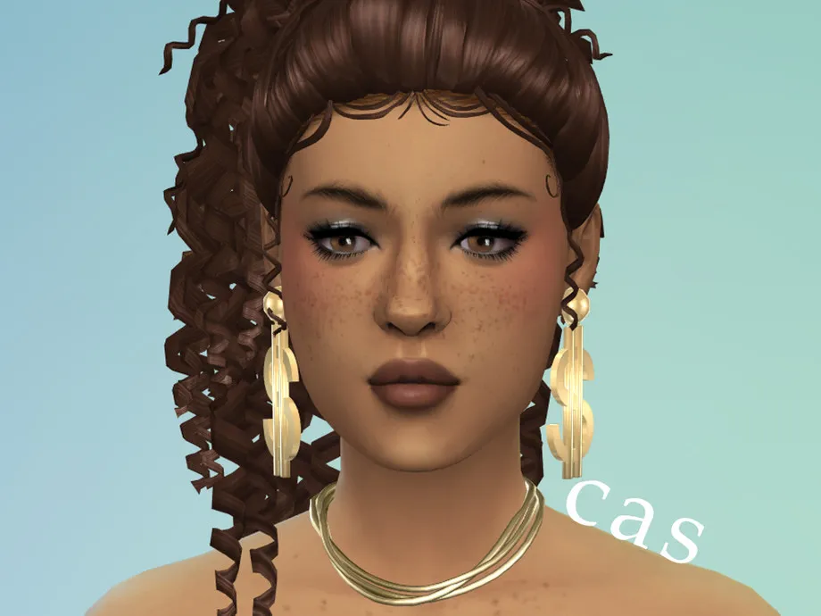 Dollar Sign Earrings