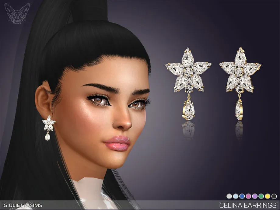 Celina Crystal Earrings