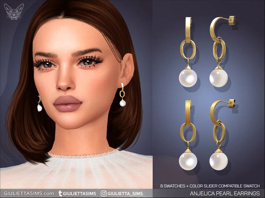 Anjelica Pearl Earrings