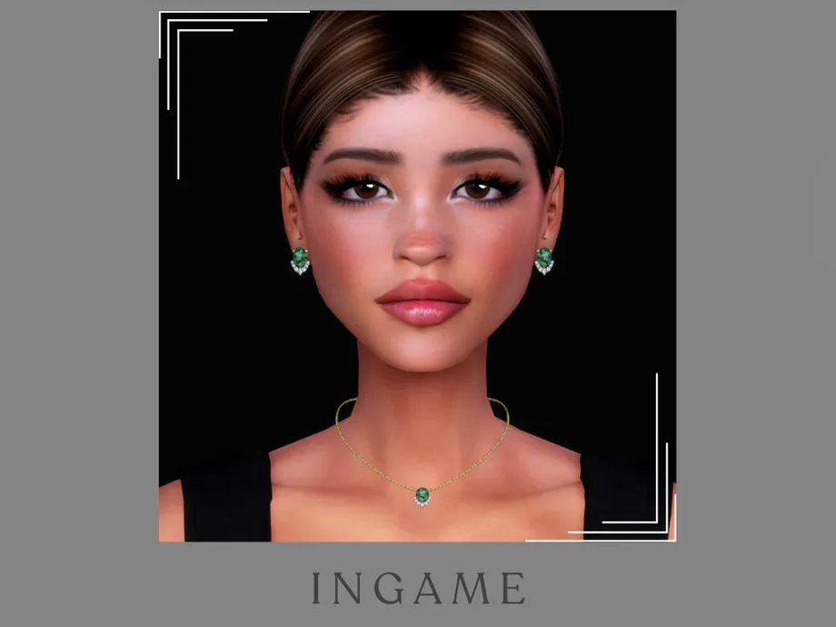 Oval Green Sapphire Diamond Earrings