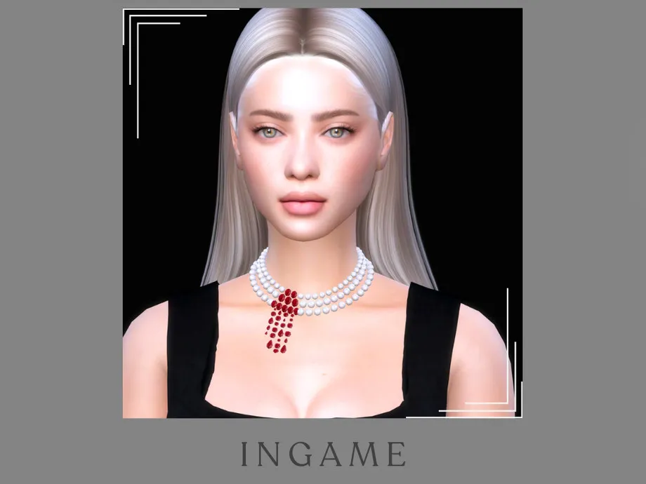 Halloween 2025- Pearl Blood Necklace