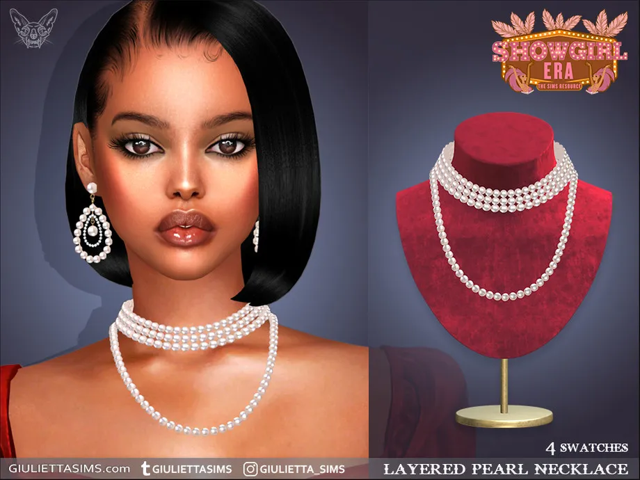 Showgirl Era - Layered Pearl Necklace