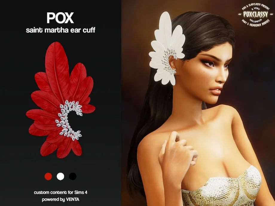 POX - HB Saint Martha Ear Cuff (Right)