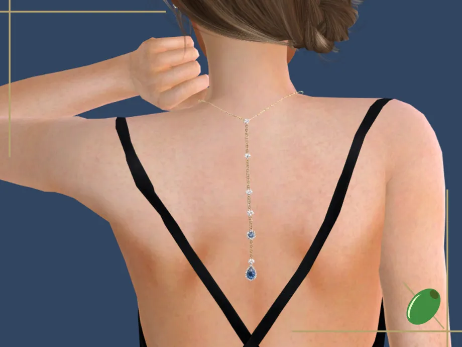 Julianna Back Drop Necklace