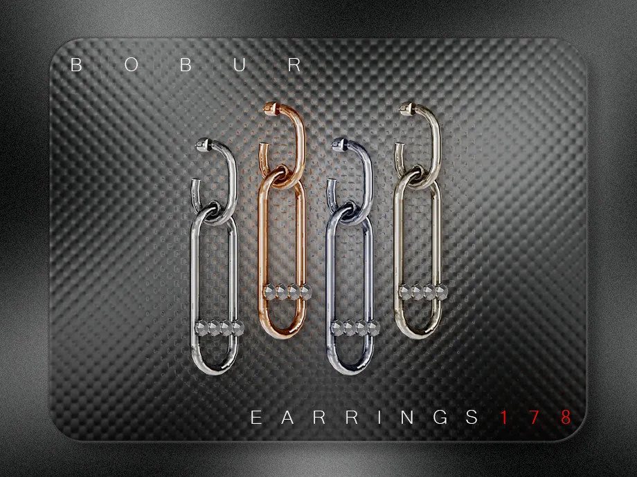 Diamond Chain Earrings