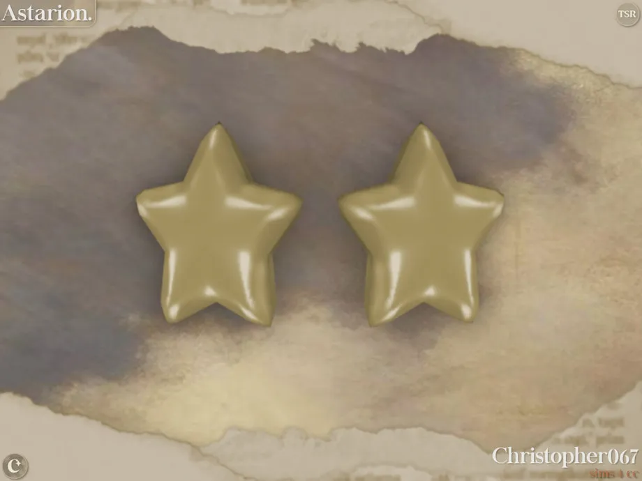 Astarion Earrings - Big Star Stud Earrings